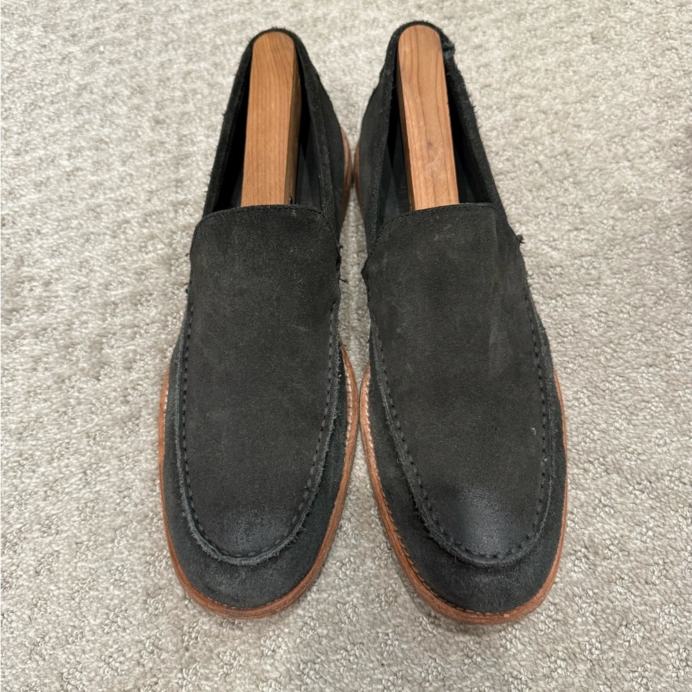Frye Black Suede Loafers